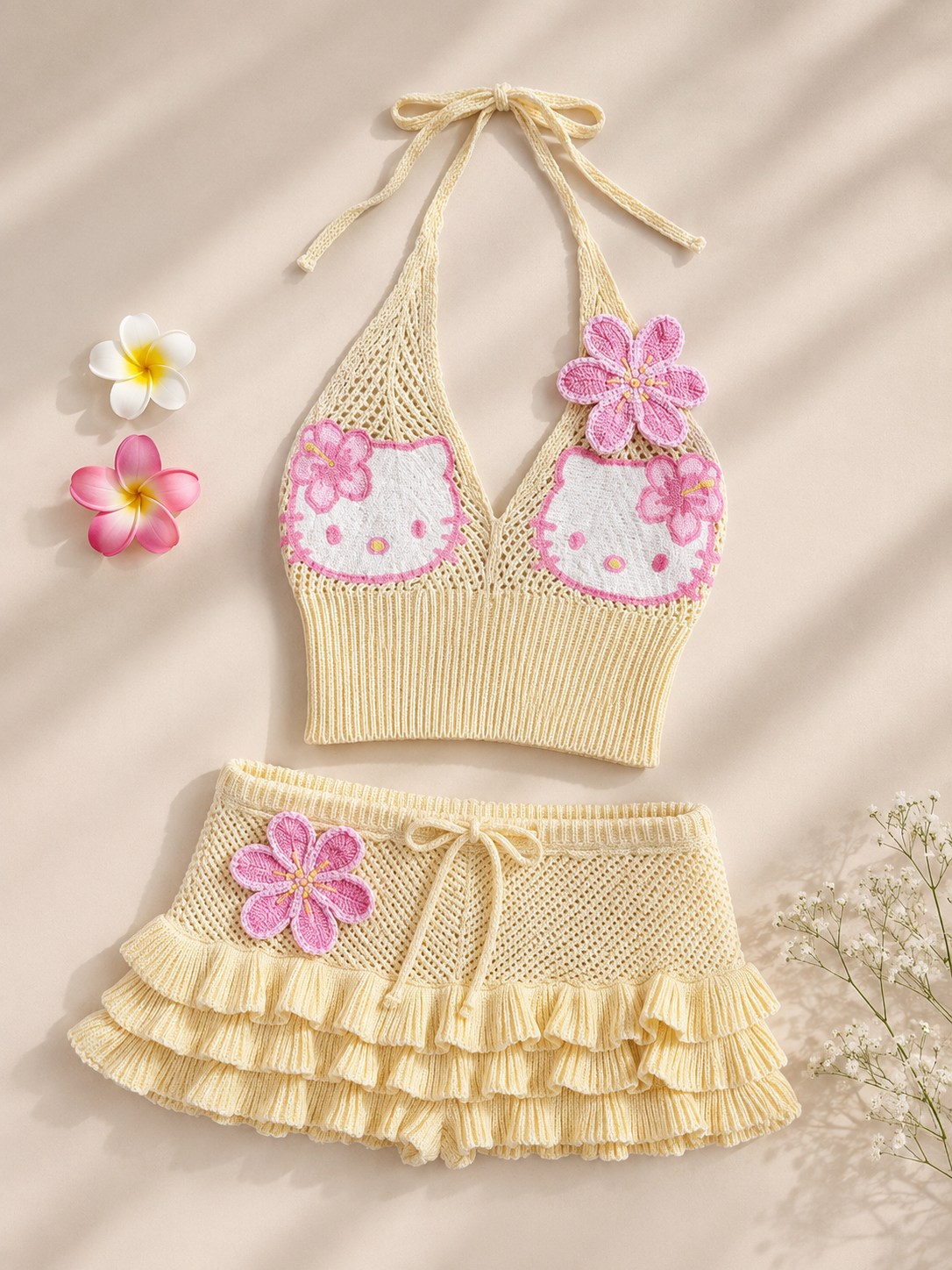 Floral Crochet Set