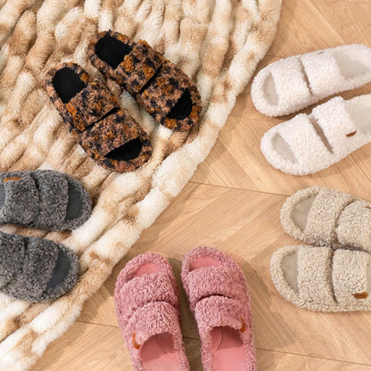 Womens Fuzzy Slippers
