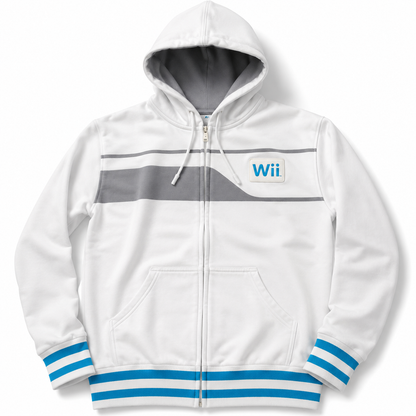 Striped Retro Zip-Up