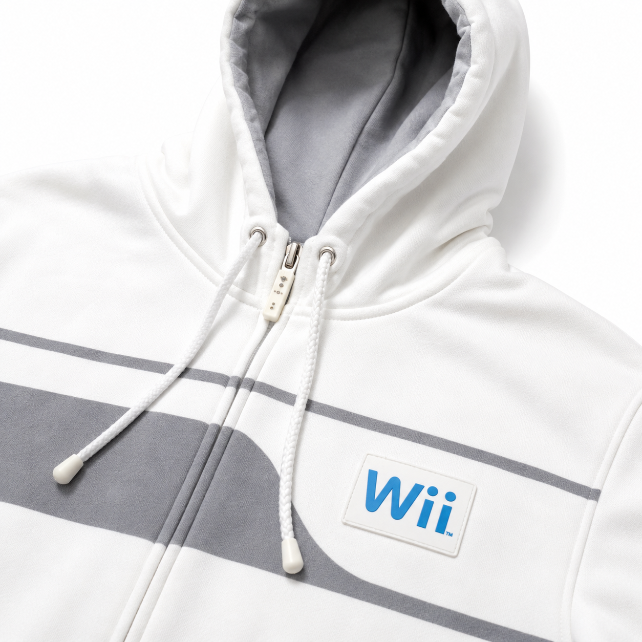 Striped Retro Zip-Up
