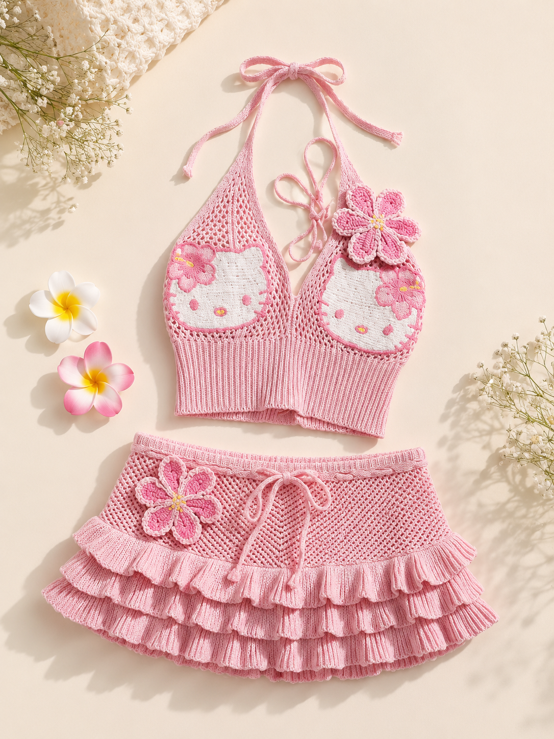 Floral Crochet Set