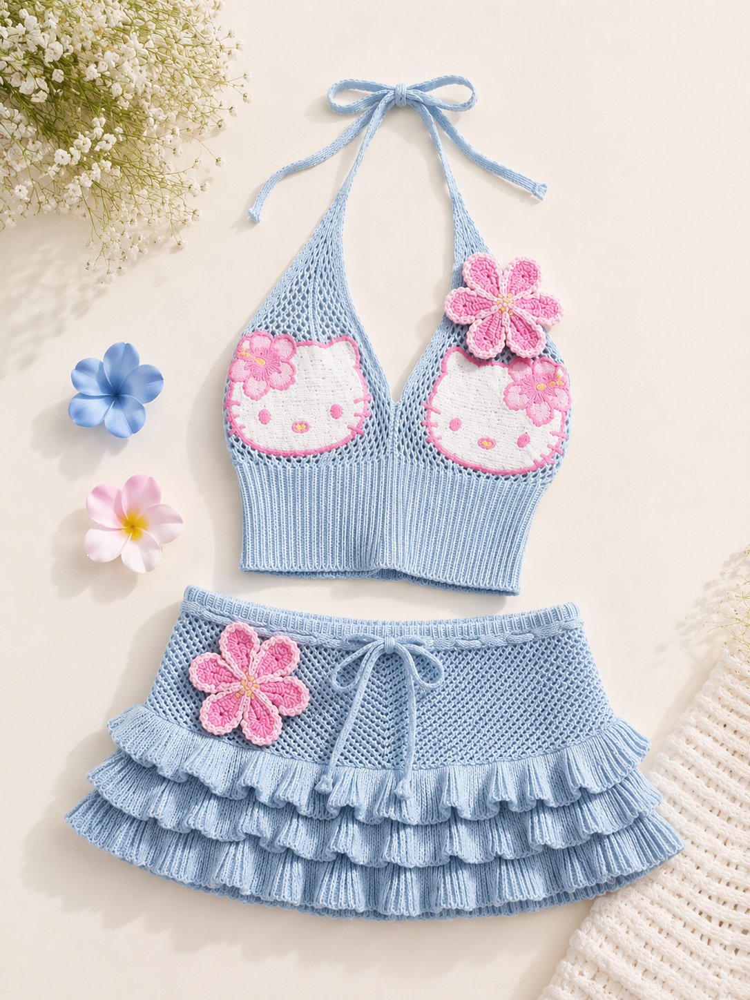 Floral Crochet Set