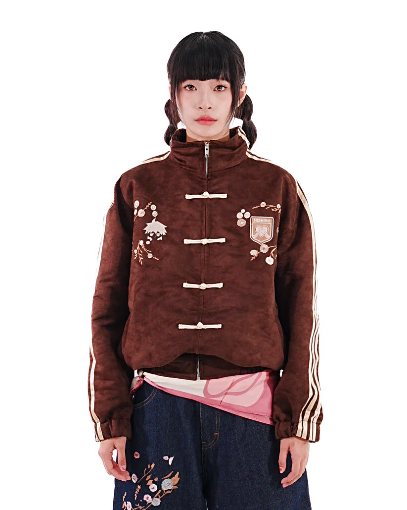 Suede Track Jacket