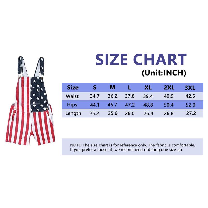 American Flag Overalls